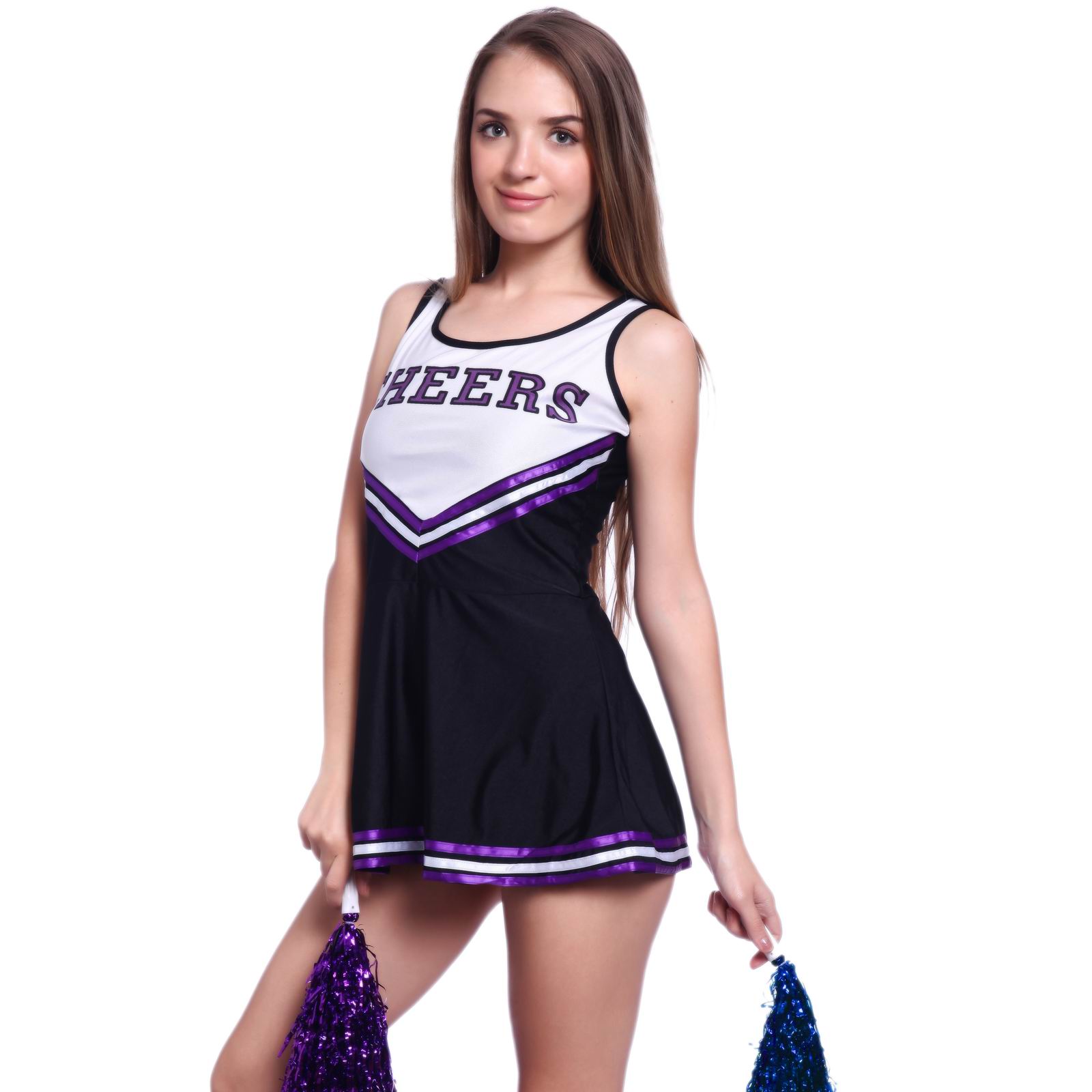 F1537-1 Sexy Cheerleader Uniform Kleid Trikot Dress